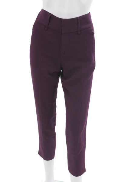 Rag & Bone Womens Purple Ankle Cropped Dress Pants Size 2