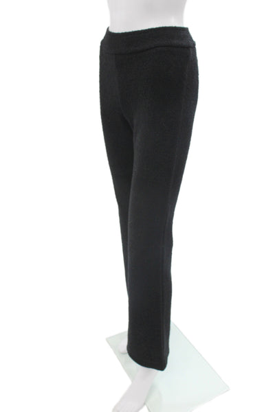 Avenue Montaigne Womens Sweatpants Black 69% Triacetate 31% Polyester Size 2