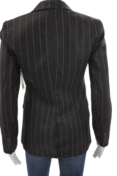 Theory Womens Pin Stripe Button up Blazer Size 0