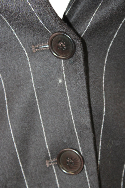 Theory Womens Pin Stripe Button up Blazer Size 0