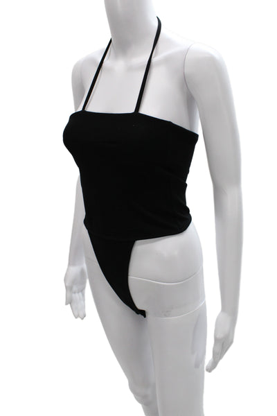 GAUGE81 Clothing Womens Sleeveless Square Neck Black Jumpsuit Size 34