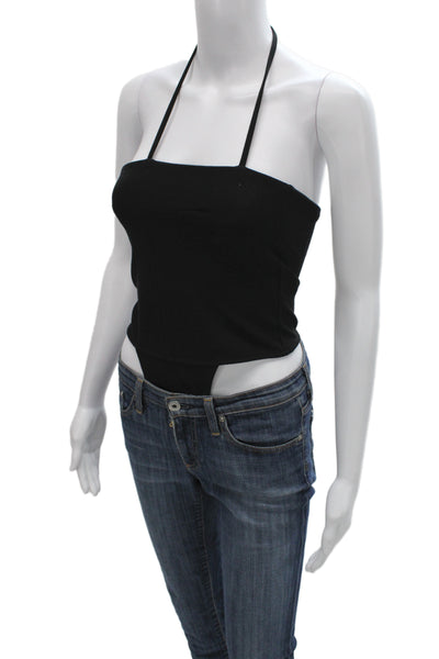 GAUGE81 Clothing Womens Sleeveless Square Neck Black Jumpsuit Size 34