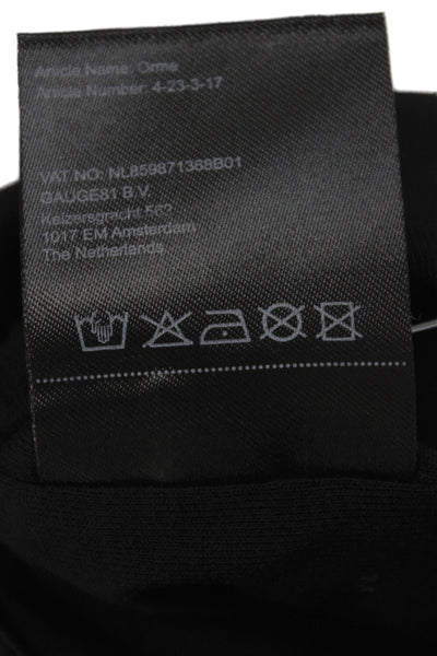 GAUGE81 Clothing Womens Sleeveless Square Neck Black Jumpsuit Size 34