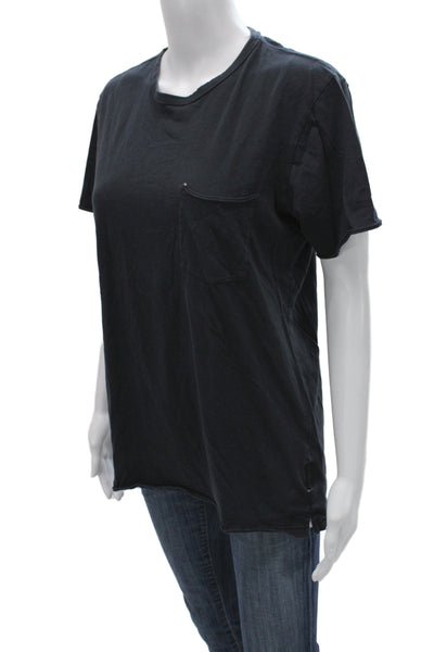 Rag & Bone Unisex Black Cotton Crew Neck Short Sleeve T-Shirt Size S