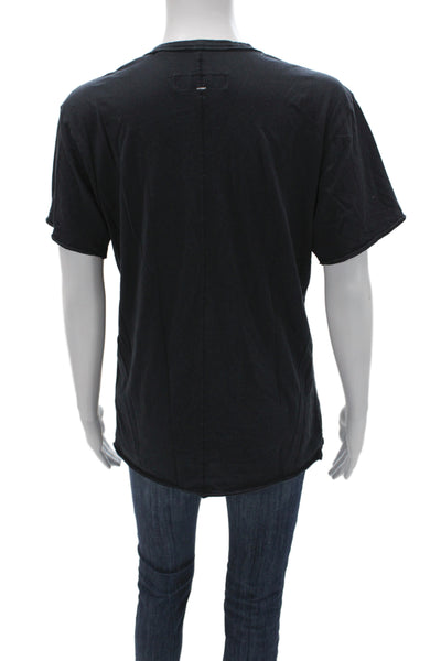 Rag & Bone Unisex Black Cotton Crew Neck Short Sleeve T-Shirt Size S