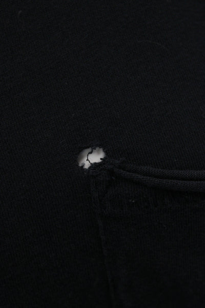 Rag & Bone Unisex Black Cotton Crew Neck Short Sleeve T-Shirt Size S