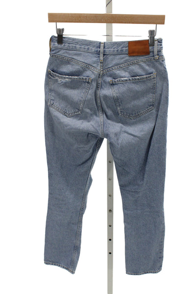 Citizens of Humanity Unisex Cropped High Waist Light Blue Jeans Size 24