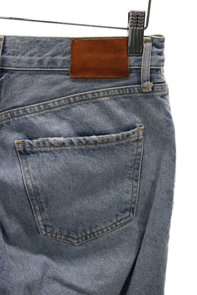 Citizens of Humanity Unisex Cropped High Waist Light Blue Jeans Size 24