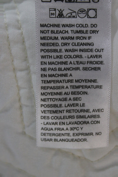 Levis Womens White Ankle Straight Jeans Size 24