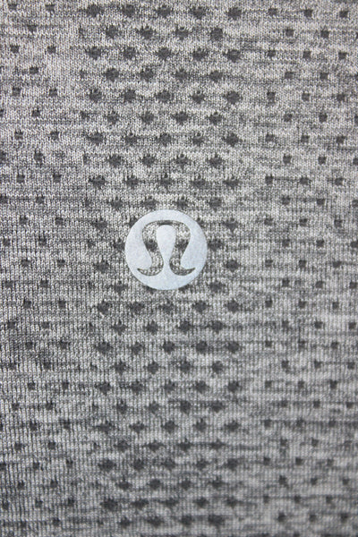Lululemon Womens Long Sleeves Pullover Tee Shirt Grey Size 10