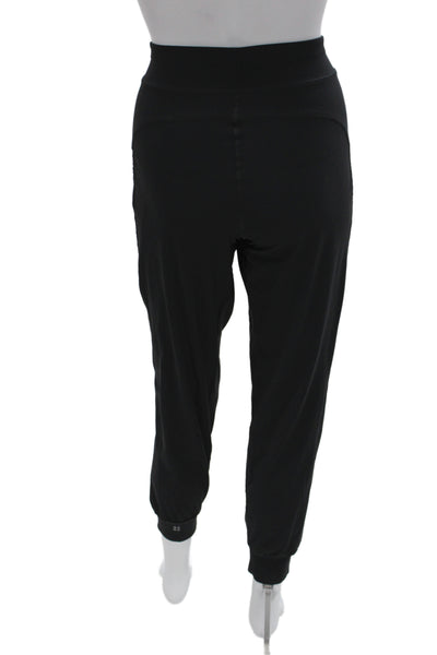 Sweaty Betty Women Jogger Sweatpants Black Polyester Spandex Size M