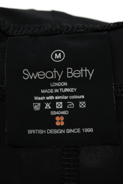 Sweaty Betty Women Jogger Sweatpants Black Polyester Spandex Size M