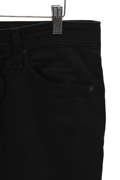 AG Adriano Goldschmied Mens Skinny Straight Black Jeans Size 32