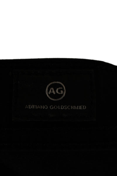 AG Adriano Goldschmied Mens Skinny Straight Black Jeans Size 32
