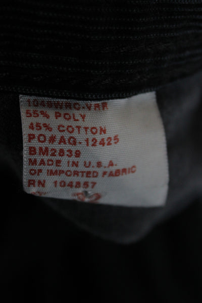 AG Adriano Goldschmied Men's Cropped Striped Black Jeans Size 32