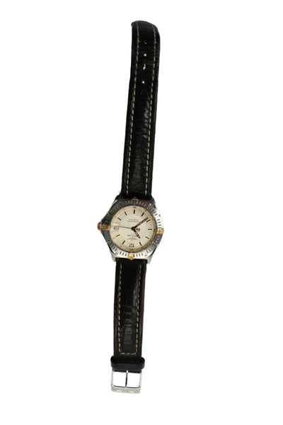 Breitling Womens Vintage S-Steel + 18K Gold Sirius B62022 Quartz Watch 31mm