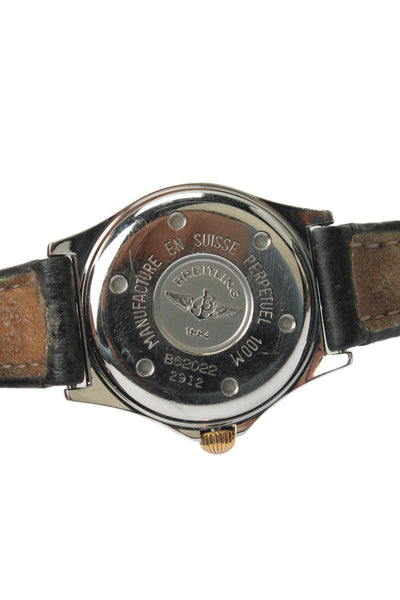 Breitling Womens Vintage S-Steel + 18K Gold Sirius B62022 Quartz Watch 31mm