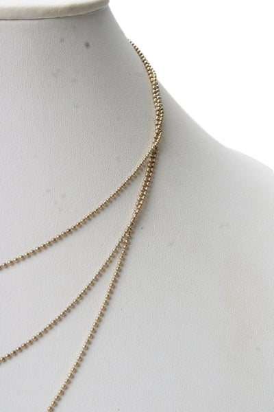 Lionette by Noa Sade Womens 14K Gold Vermeil Simulated Opal AVISH Necklace 16"