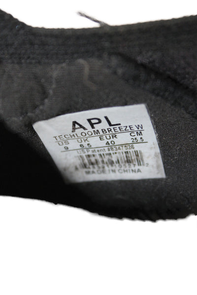 APL: Athletic Propulsion Labs Womens Stretch Running Sneakers Black Size 9