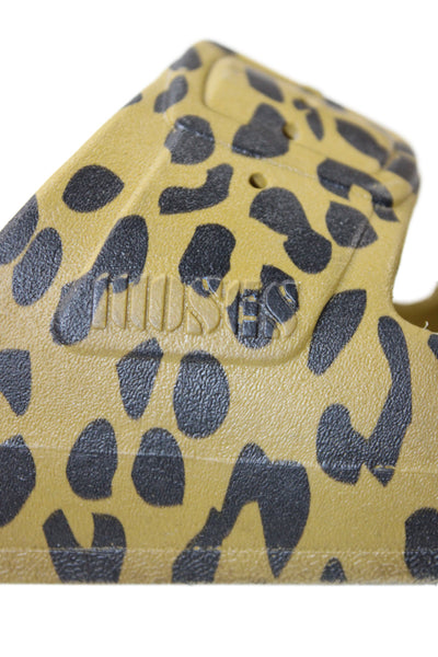 Freedom Moses Wimens Animal Print Slide On Sandals Yellow Size 39 9