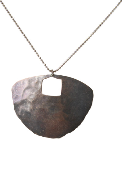 Silpada Womens 925 Silver Retired N2727 Big Dreamer Pendant Necklace 16" 7.9g