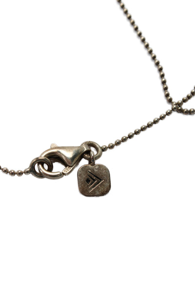 Silpada Womens 925 Silver Retired N2727 Big Dreamer Pendant Necklace 16" 7.9g