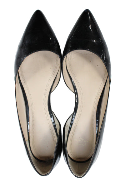 MARC FISHER LTD Womens Pointed Toe D'Orsay Flats Black Size 8.5 Medium