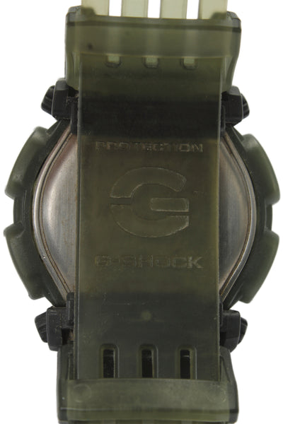 G Shock Mens Stainless Steel + Green Resin DW-9000 Digital Watch 47mm