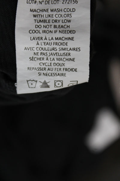 Theory Mens V-Neck Pima Cotton Black T-Shirt Size L
