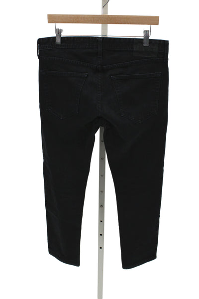 AG Adriano Goldschmied Mens Skinny Straight Black Jeans Size 32