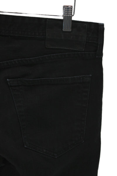 AG Adriano Goldschmied Mens Skinny Straight Black Jeans Size 32
