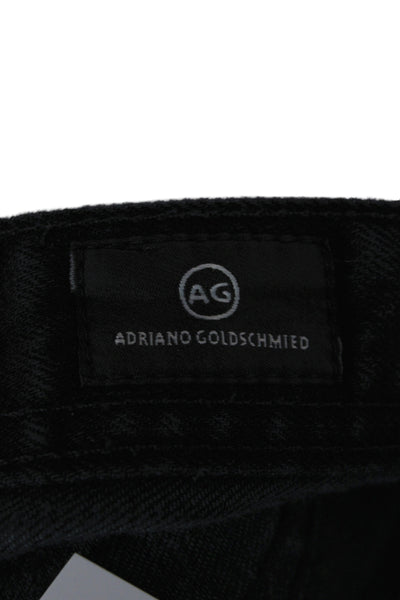 AG Adriano Goldschmied Mens Skinny Straight Black Jeans Size 32