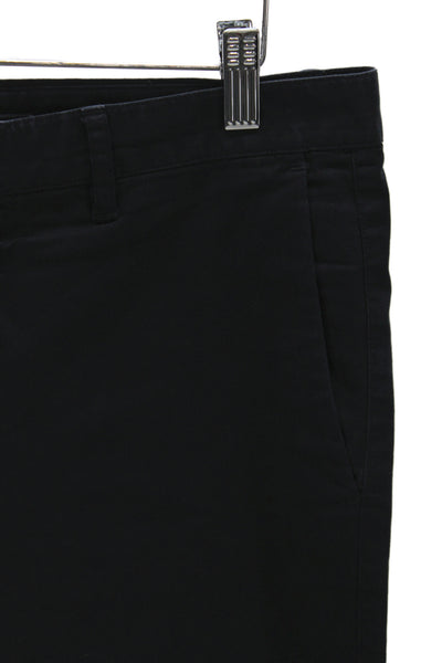 Theory Mens Chinos Black Cotton Stretch Size 33