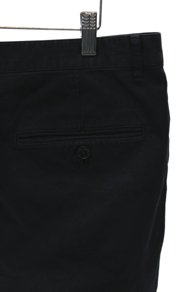 Theory Mens Chinos Black Cotton Stretch Size 33