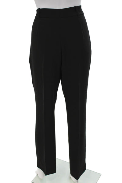 Hobbs Womens Dress Pants Black Polyester Solid Hook & Eye Size 12