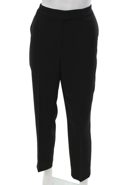 Hobbs Womens Ankle Dress Pants Black 100% Polyester Size 8