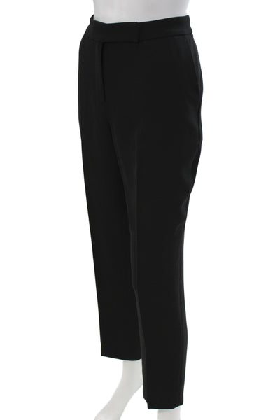 Hobbs Womens Ankle Dress Pants Black 100% Polyester Size 8