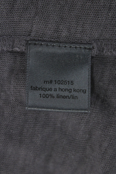 John Varvatos Mens Designer Cotton Crew Neck Short Sleeve T-Shirt Gray Size 2XL