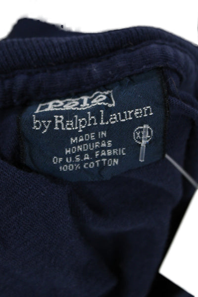 Polo Ralph Lauren Mens Dark Blue Short Sleeve T-Shirt Cotton Big Tall Size 2XL