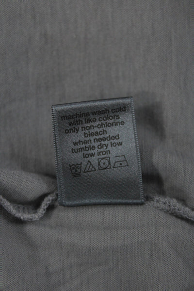 John Varvatos Mens Gray Cotton Crew Neck Short Sleeve T-Shirt Size 2XL