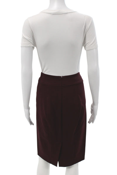 Donna Karan New York Women Straight Pencil Skirt Brown Size 6