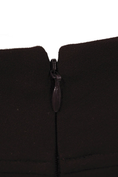 Donna Karan New York Women Straight Pencil Skirt Brown Size 6