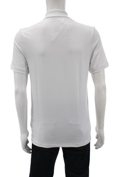 Lacoste Sport Mens Short Sleeves Polo Shirt White Size Small