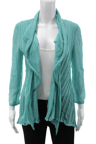 Lafayette 148 New York Womens Striped Cotton Long Sleeve Sweater Size S