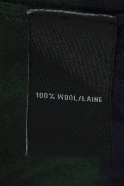 Lafayette 148 New York Unisex Dark Blue Wool Cardigan Long Sleeve Size M