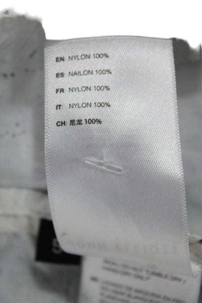John Elliott Unisex Windbreaker Raincoat White Nylon Drawcord Size 5