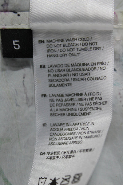 John Elliott Unisex Windbreaker Raincoat White Nylon Drawcord Size 5