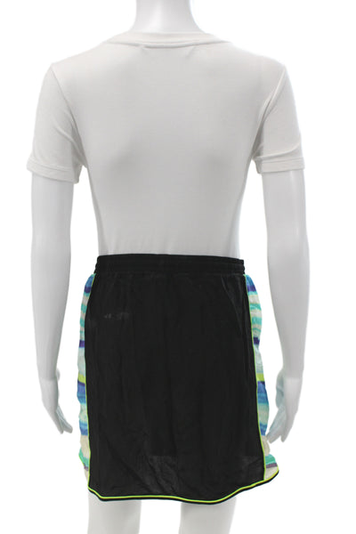 Jonathan Simkhai Womens Mini Silk Skirt Black Short Size M