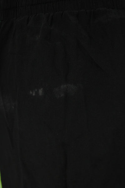 Jonathan Simkhai Womens Mini Silk Skirt Black Short Size M