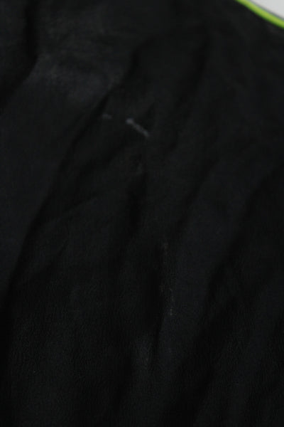 Jonathan Simkhai Womens Mini Silk Skirt Black Short Size M